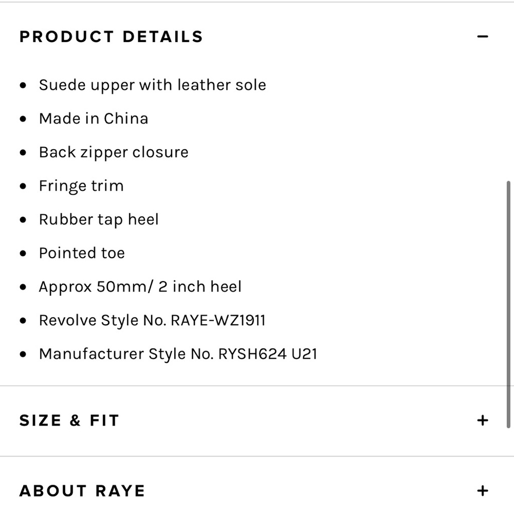 Revolve Raye Black Fringe Suede Pointed Toe Bootie - image 5